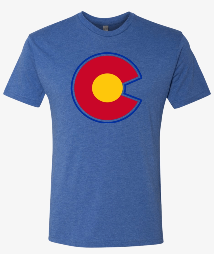 Colorado Rockies Alternative Logo Inspired Men's Triblend - Shirt, transparent png #1415956