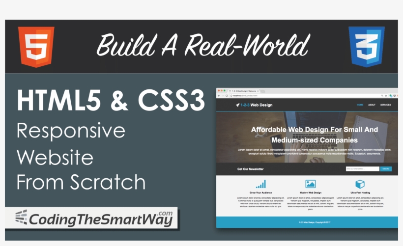 Build A Real-world Html5 & Css3 Responsive Website - Web-based Slideshow, transparent png #1416202