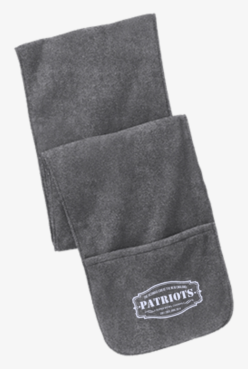 The Ultimate Fan Of The New England Patriots Fleece - Port Authority Extra Long Fleece Scarf With Pockets,, transparent png #1416491