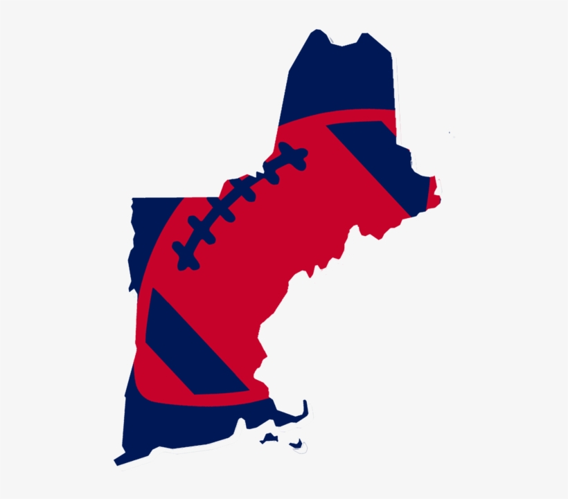 New England Football Design - Every State In New England, transparent png #1416494