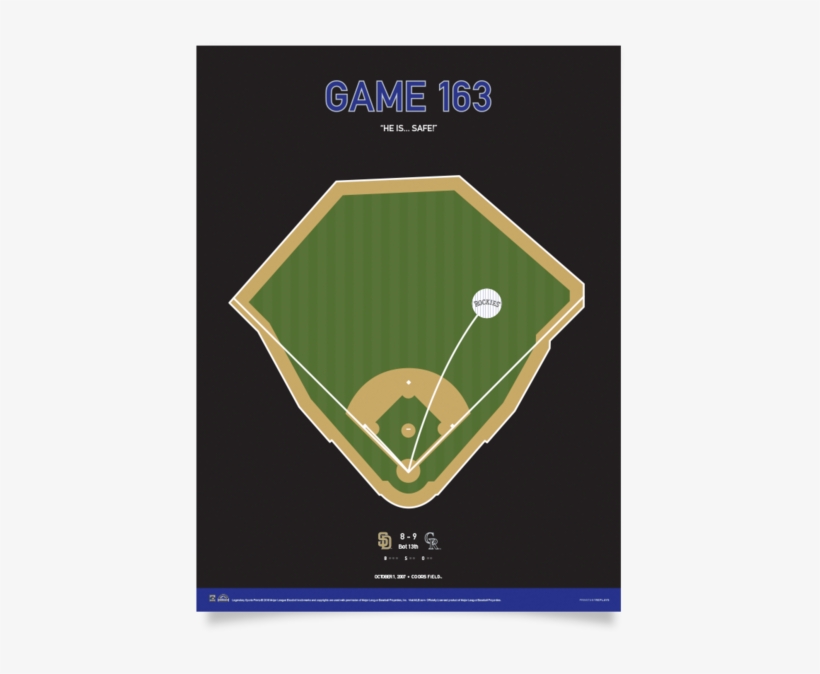Rockies Game 163 Print - New York Mets, transparent png #1416533