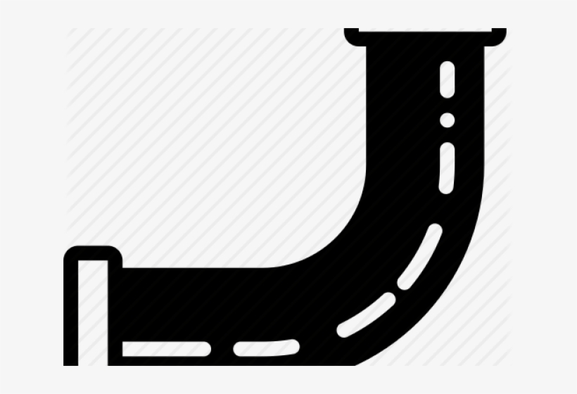 Pipe Clipart Curved - Illustration, transparent png #1416567