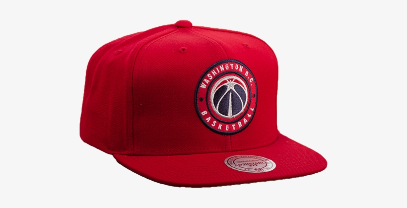 Mitchell & Ness Nba Washington Wizards Twill Circle - Caps Washington Wizards Twill Circle Patch Red Snapback, transparent png #1416764