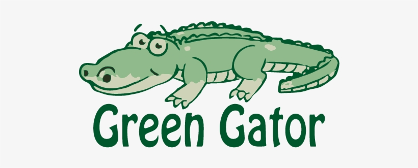 Home - - Green Gator, transparent png #1416949