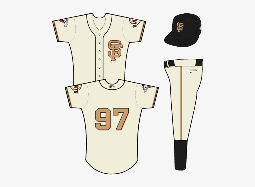 San Francisco Giants - Texas Rangers White Uniform, transparent png #1417053