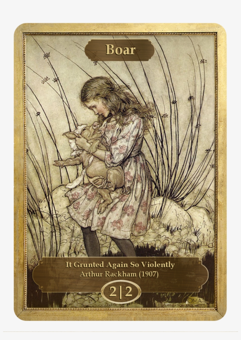 Boar Token By Arthur Rackham, transparent png #1417101
