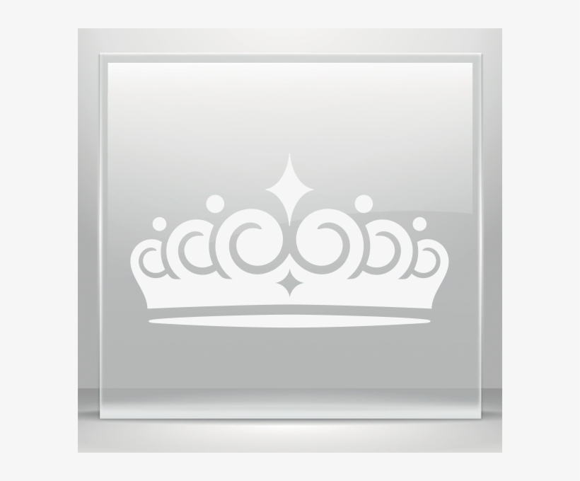 Simple Color Vinyl Royal Crown Chess Queen King Kingdom - Sticker, transparent png #1417161