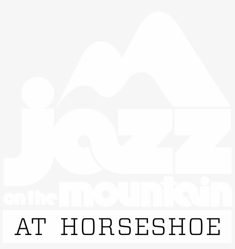 Jazz On The Mountain Logo White - Jazz On The Mountain, transparent png #1417290