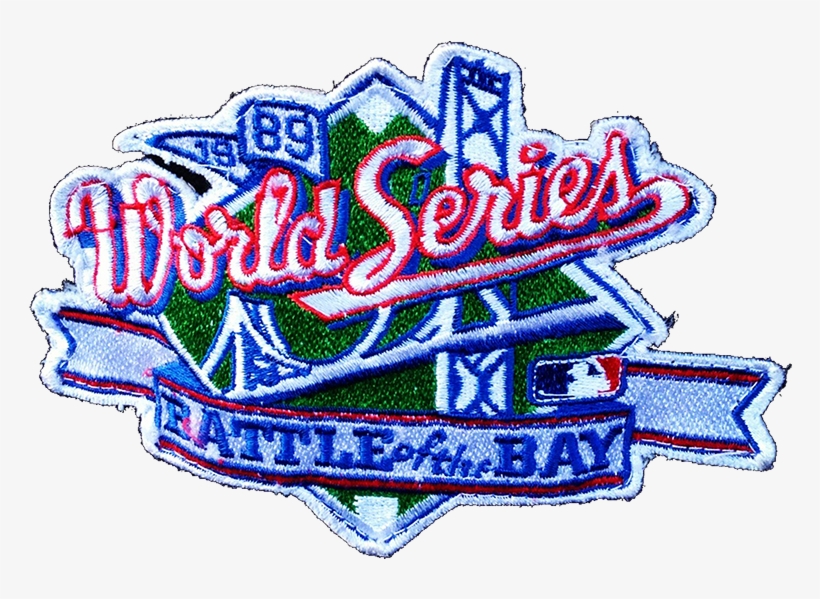 The Official Logo For The 1989 World Series Between - World Series, transparent png #1417417