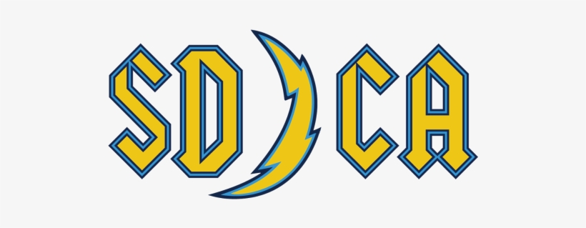 San Diego Chargers - San Diego Chargers Team Pride Decal Sticker, transparent png #1417420