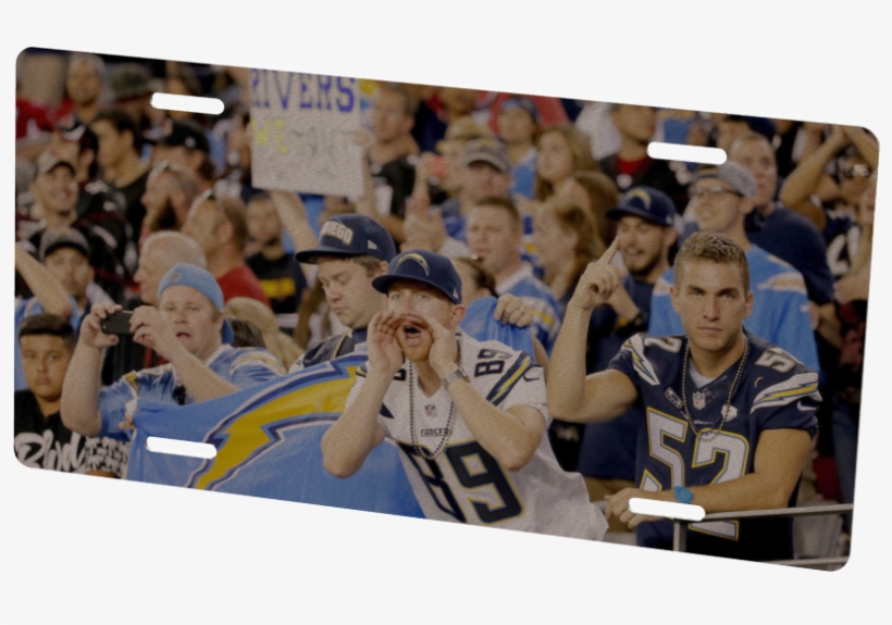 Los Angeles Chargers Custom Metal Photo - Los Angeles, transparent png #1417617