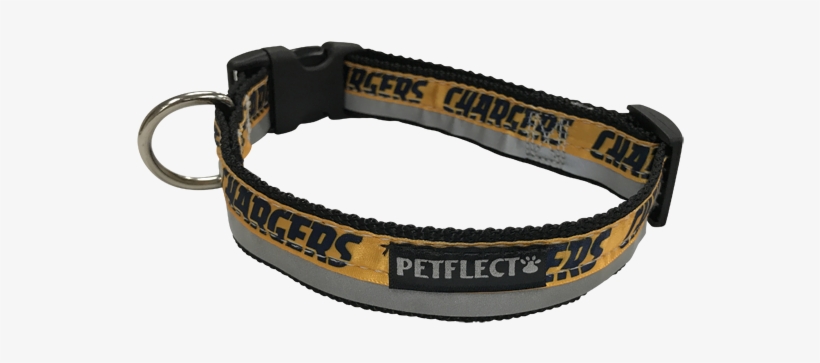 Petflect San Diego Chargers Dog Collar - Belt, transparent png #1417808