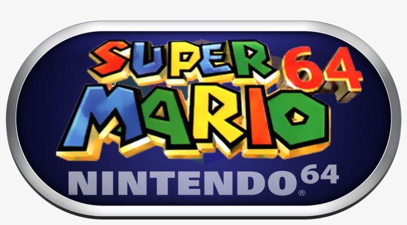 N64 Silver Ring Clear Game Logo Set - Super Mario 64 Nintendo 64 N64, transparent png #1418493