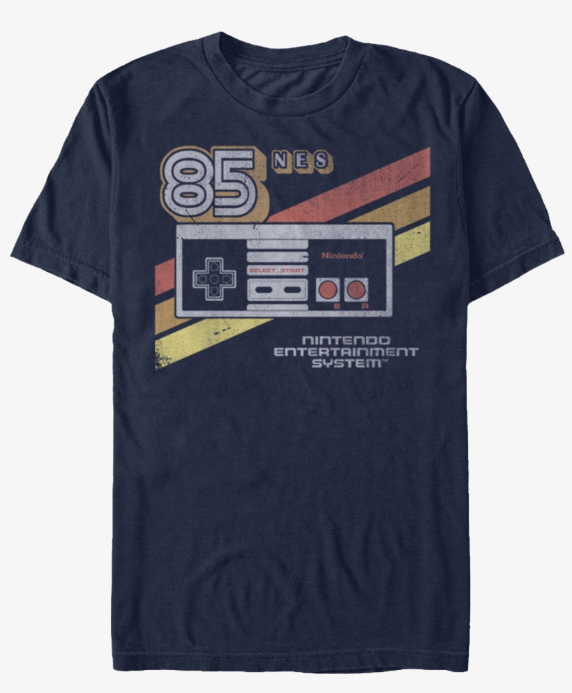 Retro Controller Nintendo T-shirt, transparent png #1418562