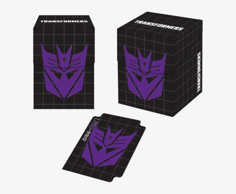Ultra Pro Deck Box-transformers Decepticon Symbol - Superhero, transparent png #1418943