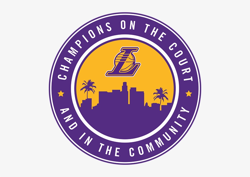 The Los Angeles Lakers Donate Thousands Of Tickets - Los Angeles Lakers Logo 2018, transparent png #1419149