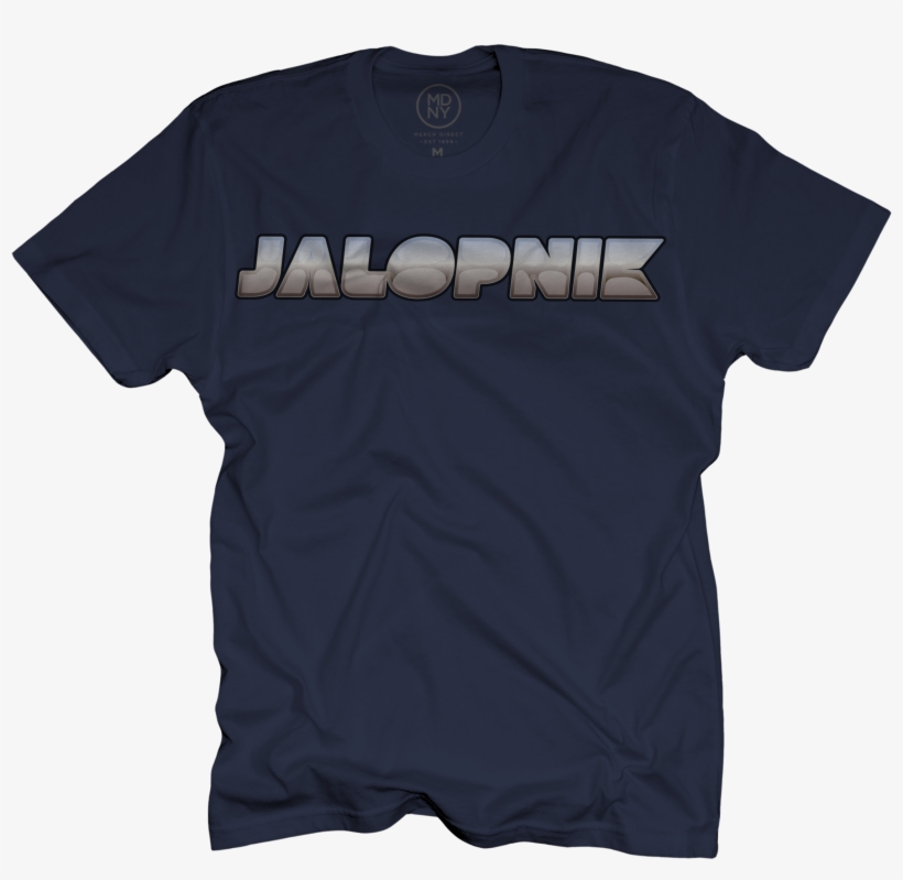 Jalopnik Vintage Logo Navy T-shirt - Simple Plan Everything Sucks, transparent png #1419213