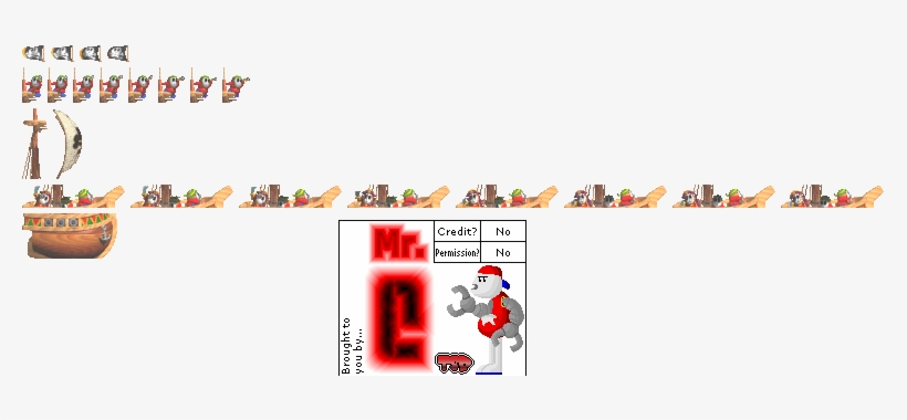 Nintendo Logo - Pitate Shy Guy Sprite Sheet, transparent png #1419235