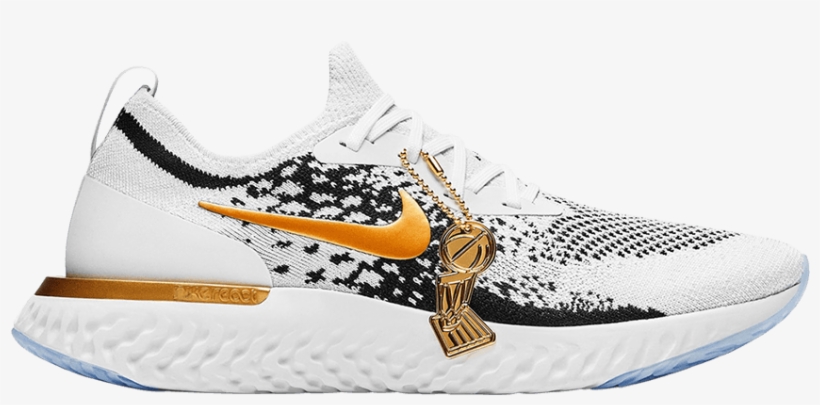 Epic React Flyknit 'golden State Warriors' Pe - Nike, transparent png #1419256