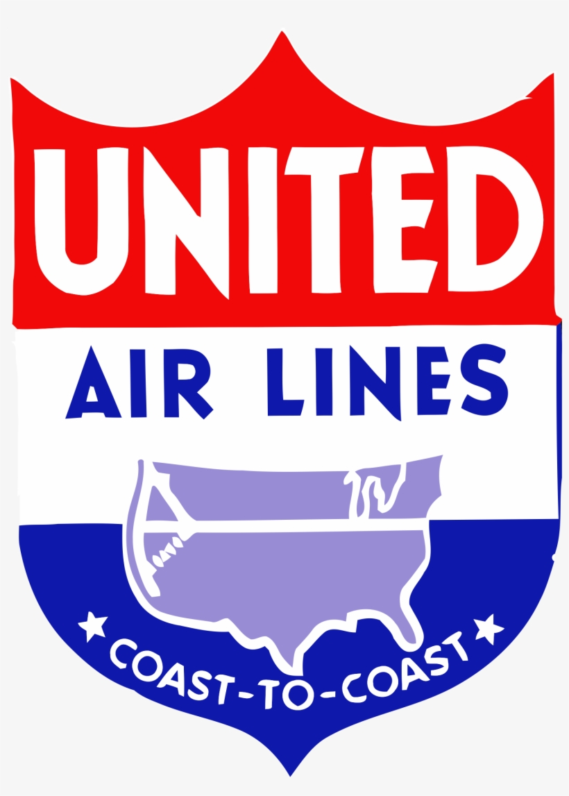 1939 - United Airlines Luggage Label, transparent png #1419359