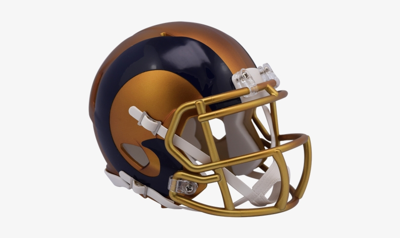 Los Angeles Rams Riddell Speed Mini Helmet - St. Louis Rams Limited Edition Blaze Speed Mini Football, transparent png #1419749