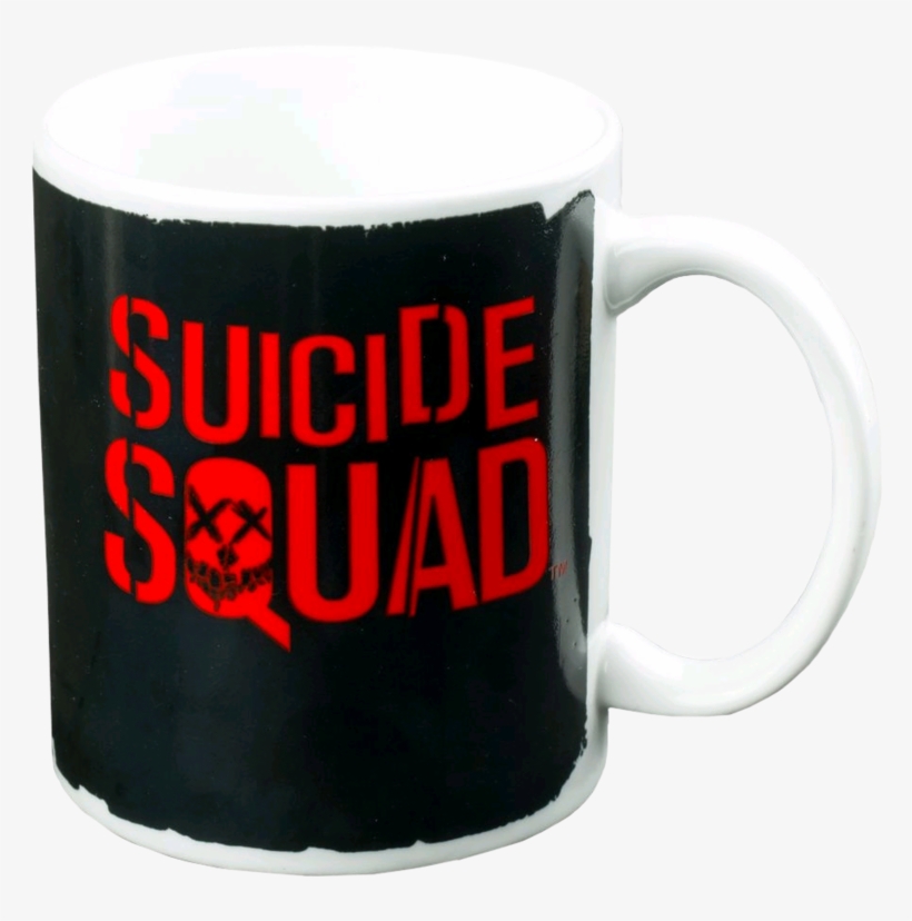 Logo Heat Changing Mug - T Shirt For Suicide Squad, transparent png #1419798