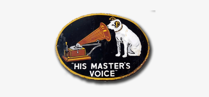 His Master's Voice Vintage Sign - His Master's Voice Png, transparent png #1419903