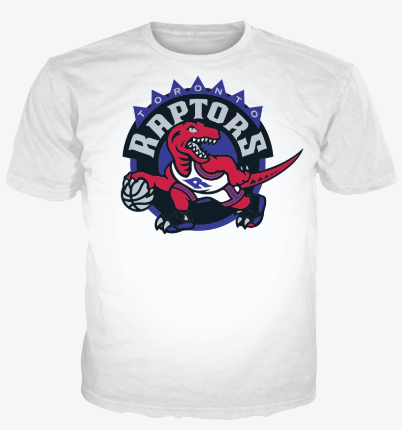 Raptors 4 Logo White Tee - Toronto Raptors Logo, transparent png #1419926