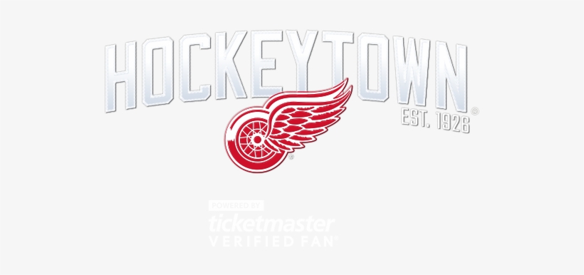 Detroit Red Wings Hockeytown Logo, transparent png #1420709