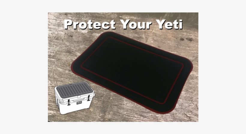 Yeti Roadie 25qt Cooler Pad/ Black Over Red/ Border/ - Yeti, transparent png #1420754