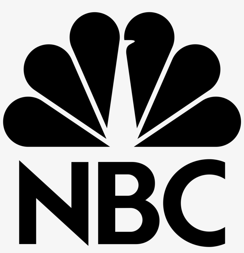 Nbc Logo Black And White - Nbc Logo Png, transparent png #1421276