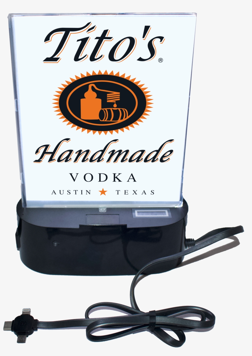 Table Charger - Tito's Vodka, transparent png #1421437