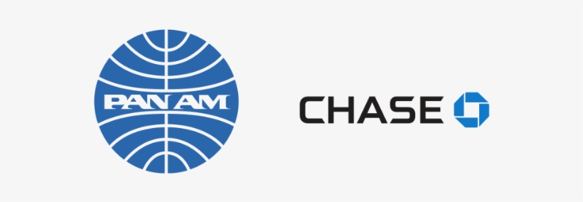 Chase Manhattan And Pan Am (right) Logos - T Shirt Panam, transparent png #1421509