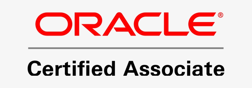 320 × 104 Pixels - Oracle Certified Associate Logo, transparent png #1421870