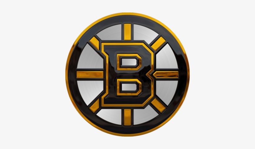 Metallic Boston Bruins Logo Psd66404 - Boston Bruins Logo, transparent png #1421888