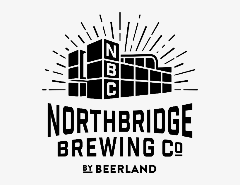 Nbc Logo - Black - Northbridge Brewing Company, transparent png #1422480