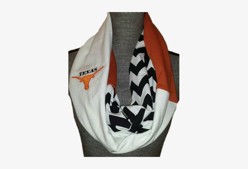 Texas University Infinity Scarf With Embroidered Logo - Scarf, transparent png #1422823