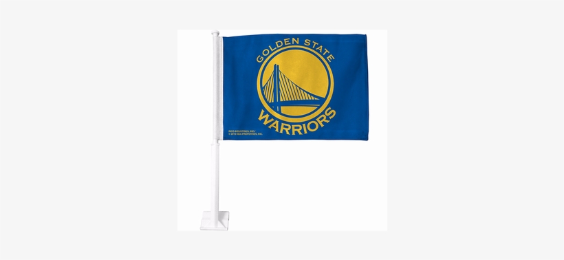 Golden State Warriors Car Flag - Golden State Warriors T Shirt Design, transparent png #1422926