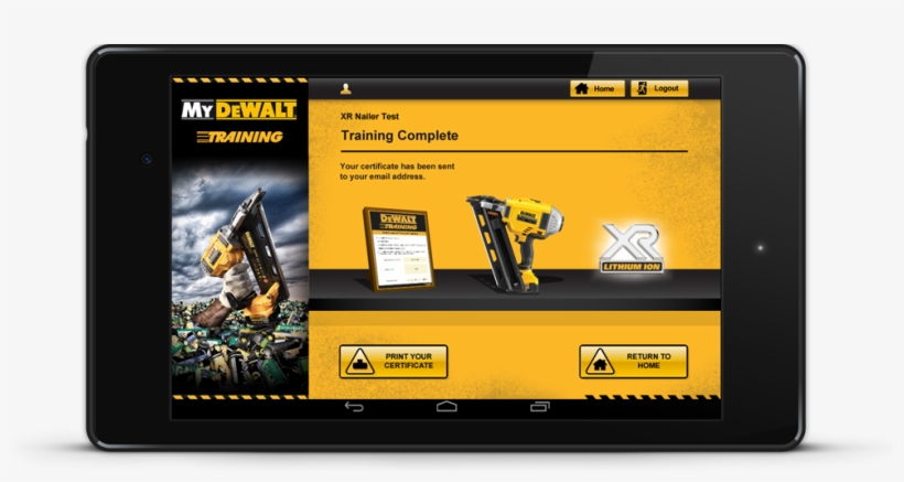 Cross Platform App - Dewalt Dcn690m1 20v Max Xr Lithium Ion Brushless Framing, transparent png #1422950