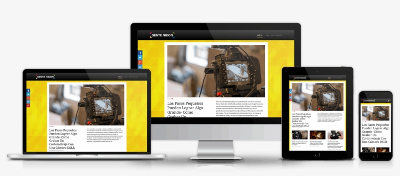 Branding A New Experience For Photographic And Film - Mockup, transparent png #1423848