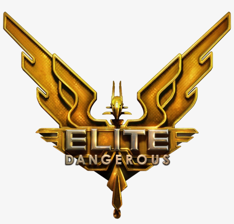 Golden Elite Dangerous Logo - Elite Dangerous Hd Transparent, transparent png #1424021