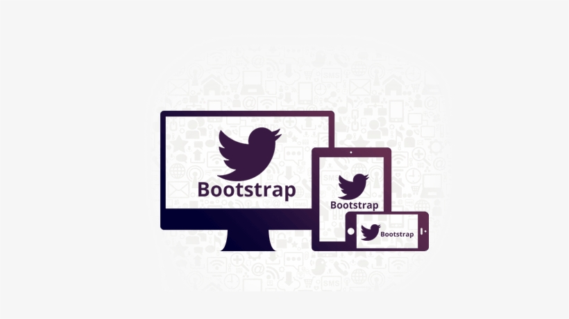 Bootstrap Development Bootstrap Development - Html Css Bootstrap Logo, transparent png #1425082