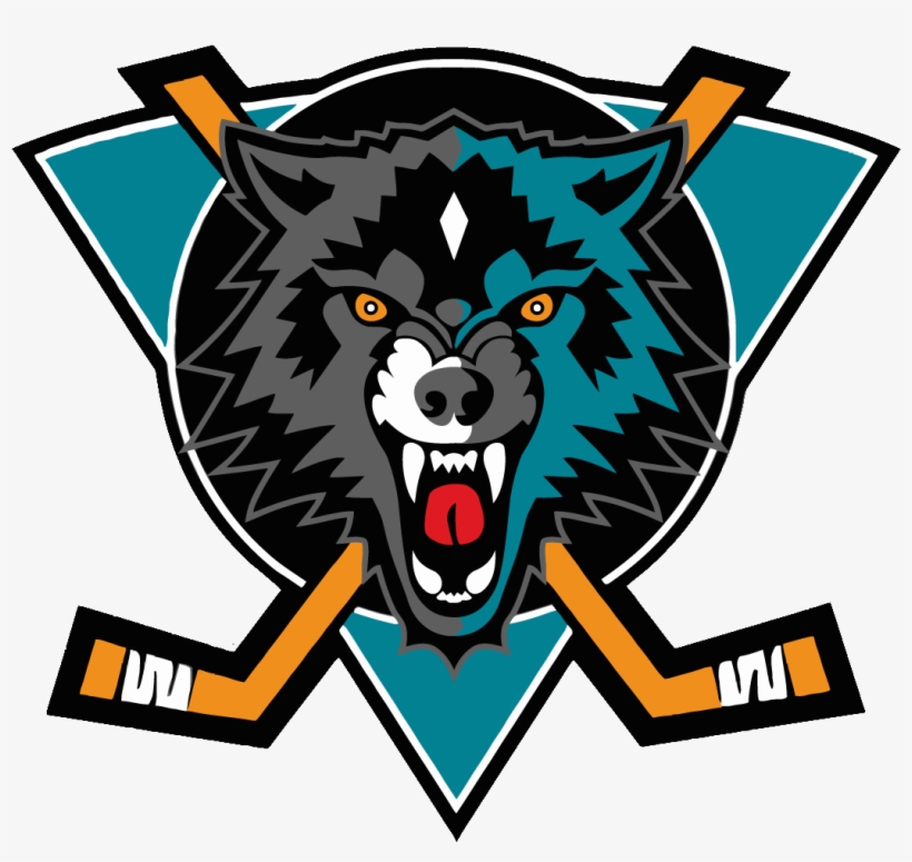Ehl Wolves - Anaheim Mighty Ducks Logo, transparent png #1425301