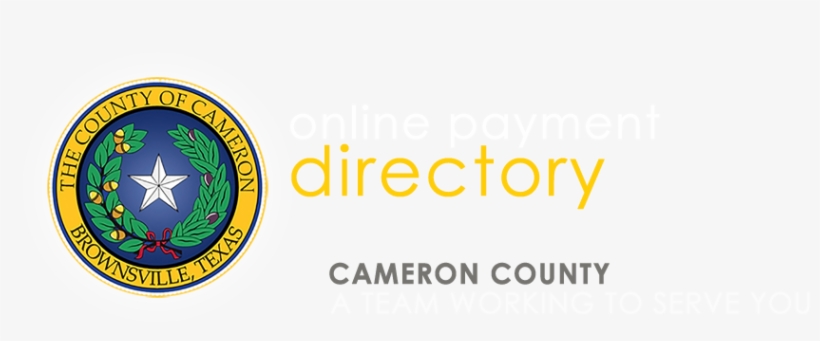 Cameron County Logo - Cameron County, Texas, transparent png #1426073