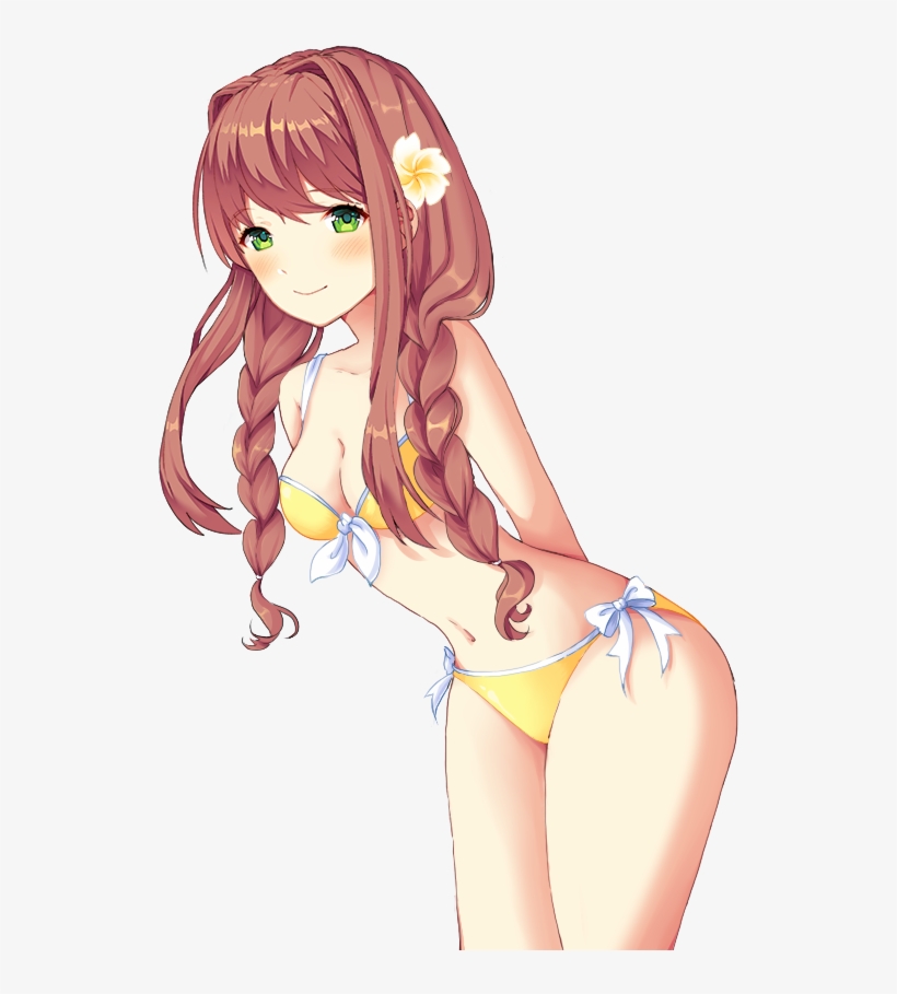 21 Jan - Doki Doki Literature Club Beach, transparent png #1426799