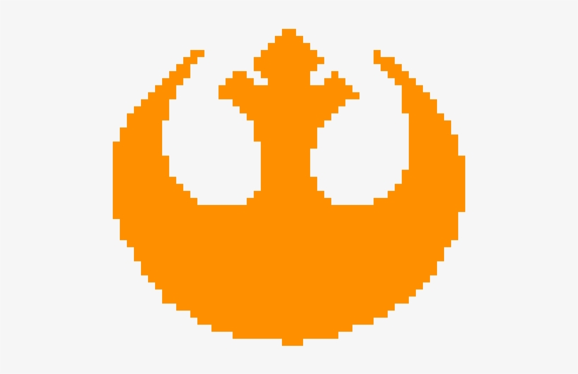 Rebel Alliance - Overwatch Logo Pixel Art, transparent png #1427245