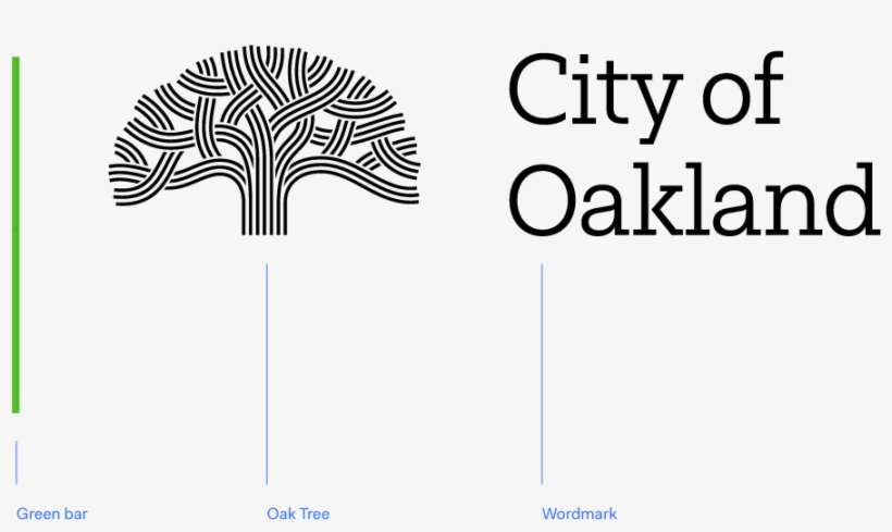 Close Up Example Of The City Of Oakland Logo - Oakland Department Of Transportation, transparent png #1427423