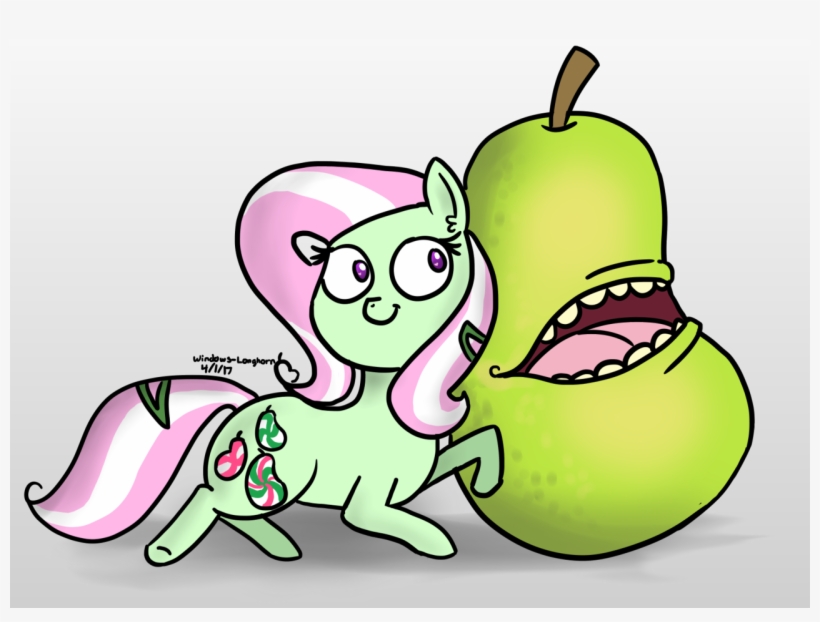Windows 95, Biting Pear Of Salamanca, G3, Minty, Pony, - Cartoon, transparent png #1427515