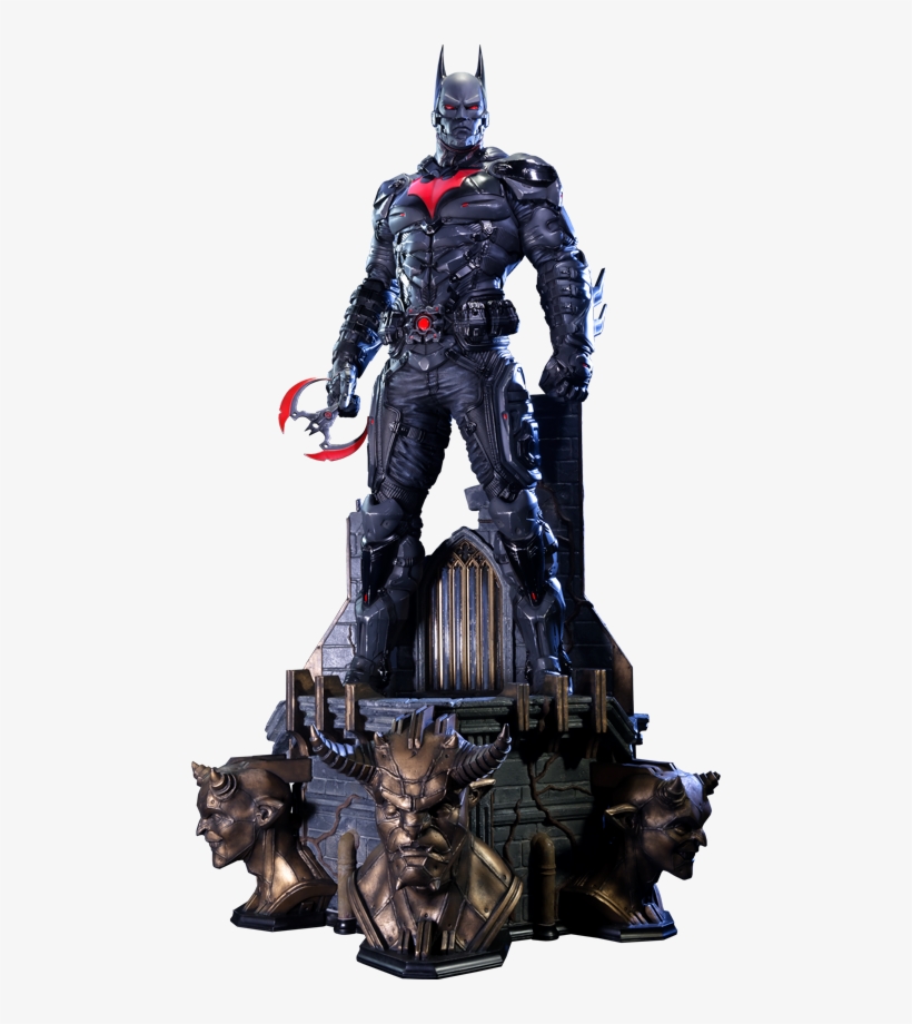 Batman Beyond Arkham Statue, transparent png #1427807
