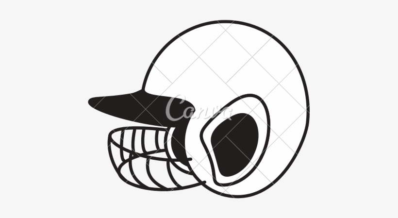 Baseball Helmet Drawing At Getdrawings - Baseball, transparent png #1428141